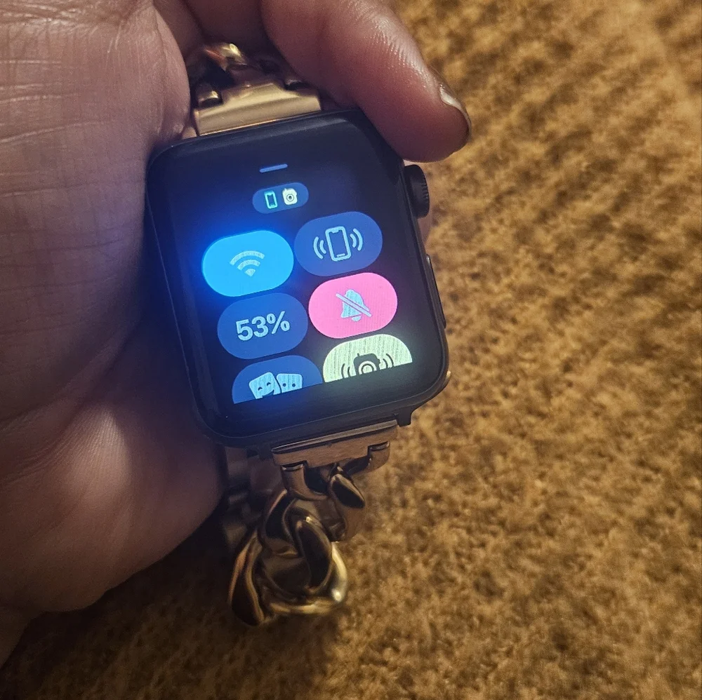 42mm Apple Watch with Black Display